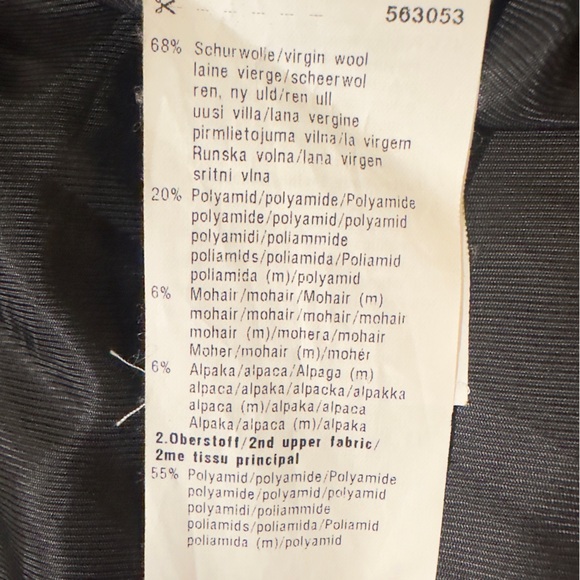 BASLER | Wool Mohair Alpaca Button Down Herringbone Jacket Coat - Picture 14 of 14